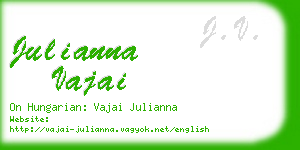 julianna vajai business card